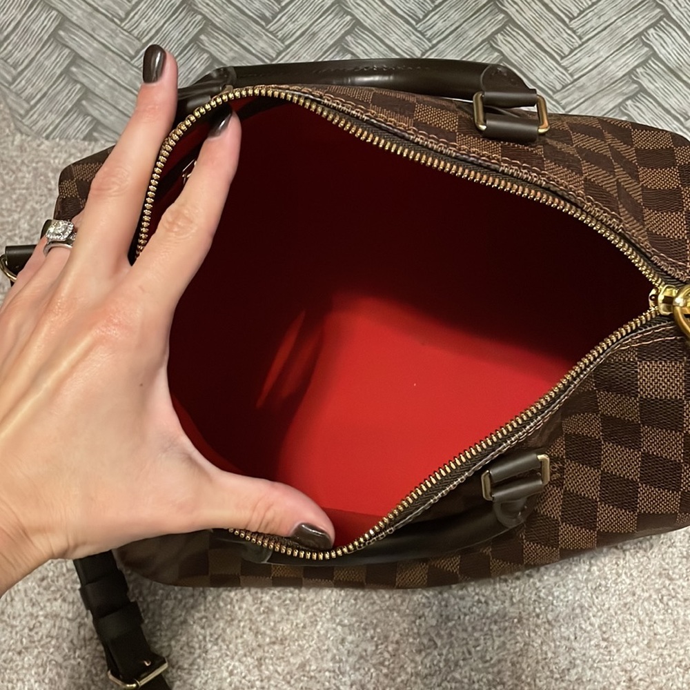 LV speedy bandouliere 30 with strap - Picture 3 of 14